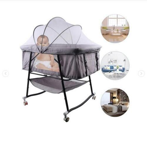 product_image_name-Generic-Lit Bébé Voyage Pliable, Berceau Portable avec Moustiquaire Intégrée, Lit Bébé Double Sens, Panier de Rangement, Lit Bébé Sécurisé et Confortable pour Voyage et Maison-2