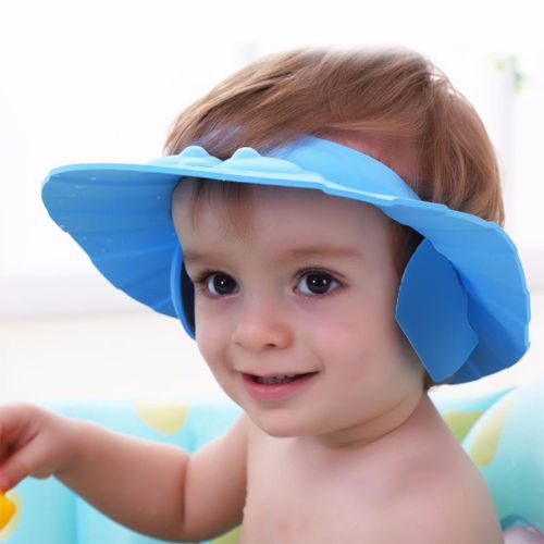 Bonnet de douche pour enfants, chapeau de douche de bébé réglable