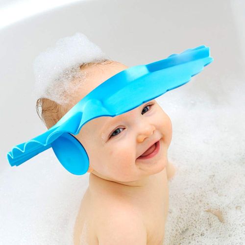 Bonnet de douche souple réglable pour bébé, chapeau de lavage des cheveux  pour enfants, protection des