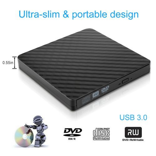 Graveur DVD Externe Ultra Slim USB3.0 - Tunewtec Tunisie