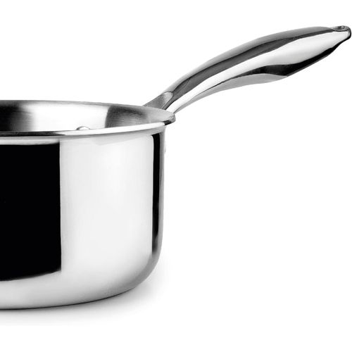 product_image_name-Ibili-653320 Casserole Triply Natural Diamètre 20 cm – 2.5 Litre, Structure De 3 Couches Acier-Aluminium-Acier, Tous Feux dont Induction, Poignée Inox Isolée-7