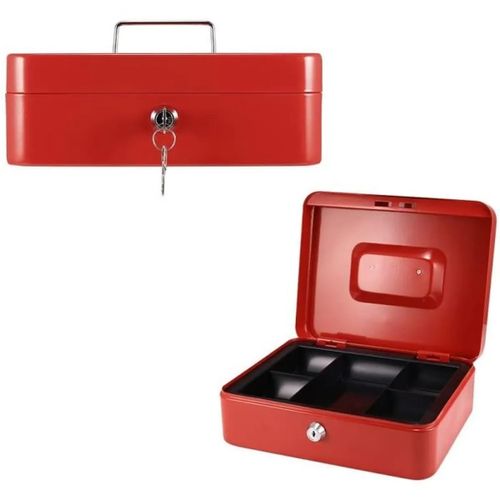 product_image_name-Express-Cash Box Caissette Monnaie,Acier embouti,Poignée chromée,Serrure résistante-3