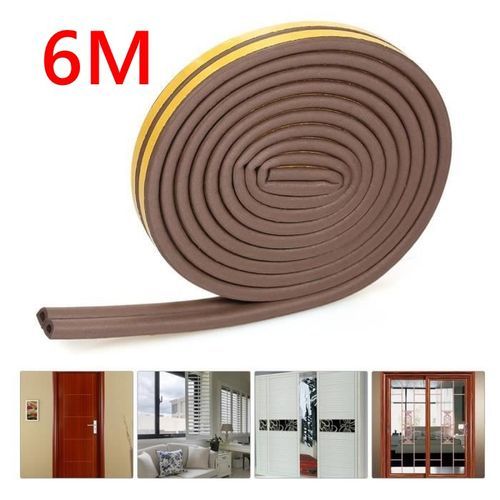 Generic Bande joint de mousse caoutchouc pour porte et fenêtre 6M