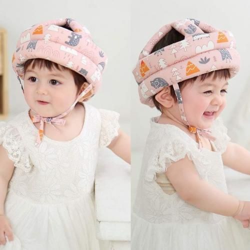 Generic Casque Anti Collision pour bébé Chapeau anti chute Protecteur de  tête bébé Rose à prix pas cher