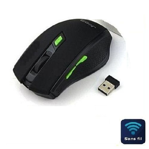 Souris sans fil rechargeable 6 boutons Noir - HAMA - 00173032 