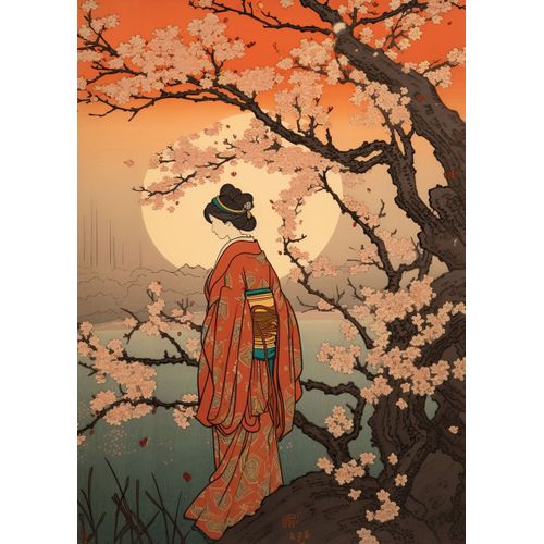 product_image_name-Generic-Woman catching rays of sun  Poster Chambre Haute Qualité-1