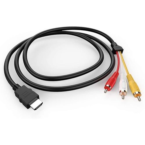 Adaptateur HDMI vers RCA, HDMI vers Composite AV 3RCA