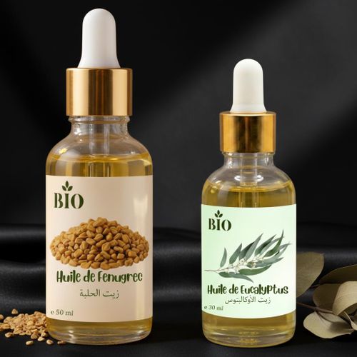 product_image_name-Bio-Duo Huile fenugree 50 ml + Huile eucalyptus 30 ml huiles végétales beauté-1