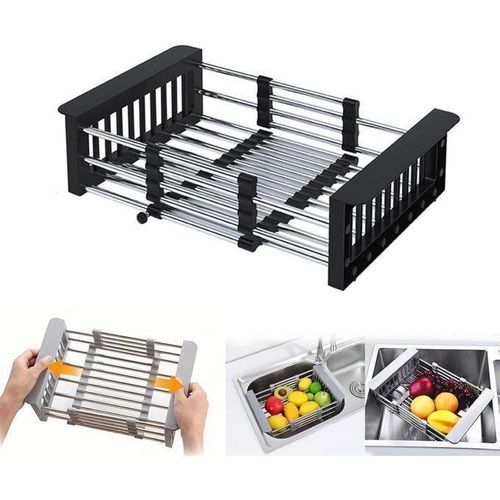 product_image_name-Generic-Vidange de cuisine en plastique réglable-4