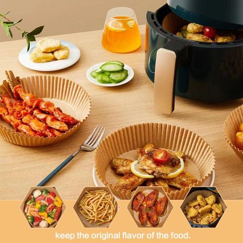 product_image_name-Generic-300 ورقة من ورق البرشمان للمقلاة الهوائية - دائري - غير لاصق، 20 سم-1