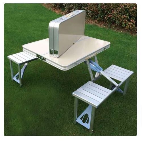 Generic Table pliante en aluminium table de camping portative légère pour  la plage, pique-nique extérieure à prix pas cher