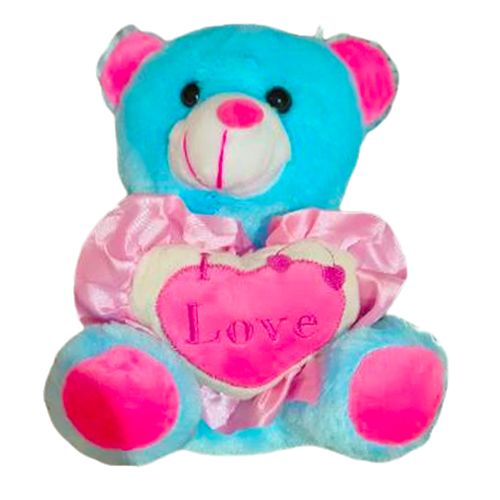 Ours en Peluche avec Rose, Cadeau en Peluche Doux pour la Petite