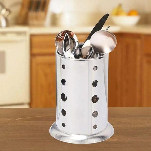 product_image_name-Generic-Porte-couverts de cuisine Égouttoir à cuillères Fourchette Organisateur de cuisine en acier inoxydable-1