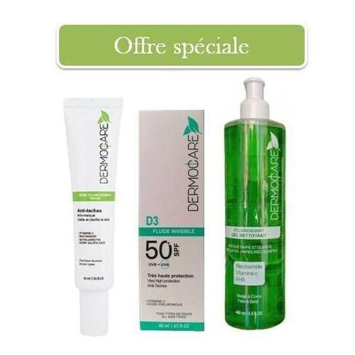 product_image_name-DermoCare-Pack Promo Gel nettoyant 400 ml + écran solaire anti tache plus crème de nuit anti tache-1