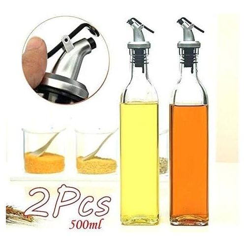 Set De 2 Bouteilles de Vinaigre & Huile - Transparent