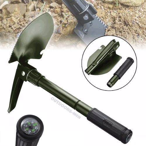 Generic Pelle pliante portable militaire et pioche sac tactique à prix pas  cher