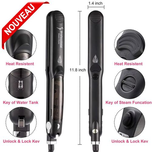 product_image_name-Generic-Lisseur à Vapeur - Professional Hair Salon & Usage Perso-3