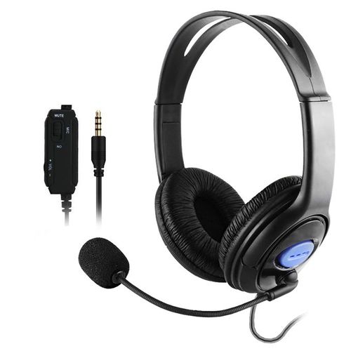 Generic Casque de jeu filaire avec micro 3.5MM stéréo pour PS4, PC, PS3,  XBOX