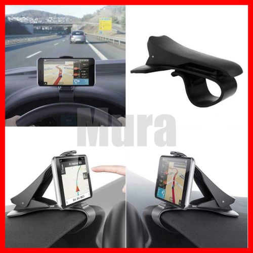 Generic Support Telephone Voiture Clip sur Tableau De Bord, GPS, Appels,  Réglable, Securite Conduite - Pour Android et IOS, Samsung / Galaxy /  iPhone / HTC / Huawei / Oppo à prix pas cher