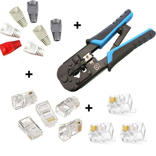 NETCRIMP - Pince à Sertir RJ45 6 / 8 Connecteurs Multifonction - SETIK 