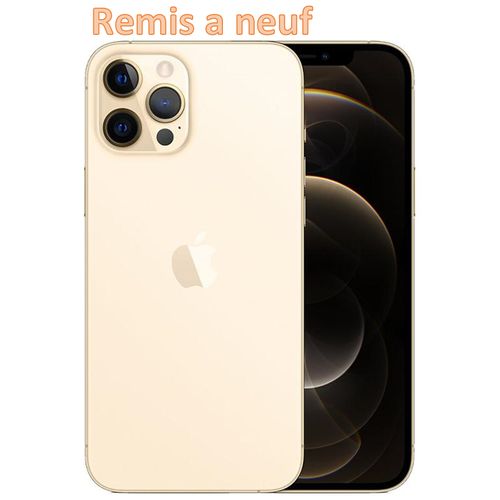 iPhone 12 Pro MAX Gold -128GB + 6GB - 6,1" - 88% Etat de Batterie - Remis à neuf