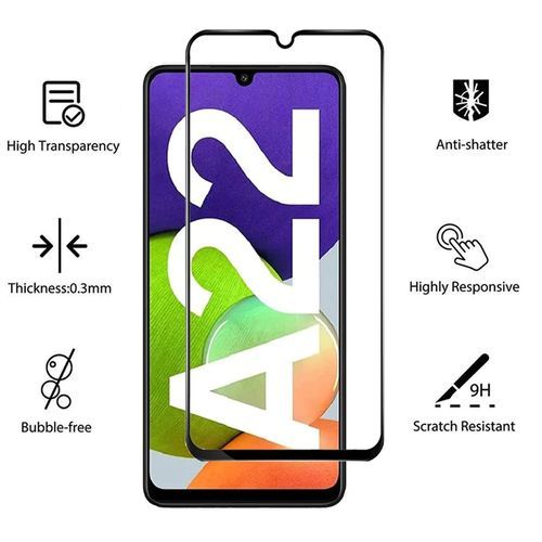 Film de protection en verre trempé pour Samsung Galaxy A22 5G