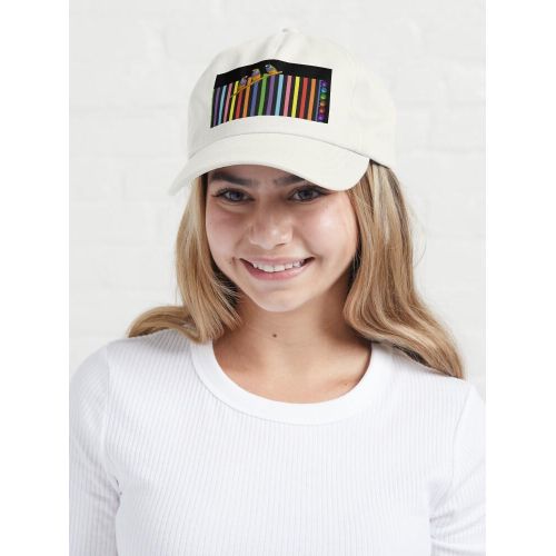 product_image_name-Generic-casquette personnalisée Oiseaux et fleurs graphiques casquette blanc unique-2