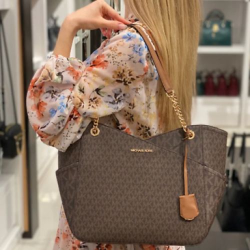 Grand sac à bandoulière jet set en cuir saffiano top