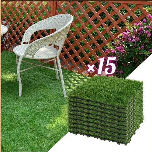 Gazon Artificiel Tapis De Mousse Panneaux De Fausse Herbe - Temu France