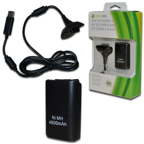 Generic Kit de Chargement et Batterie Adaptable Compatible Xbox360