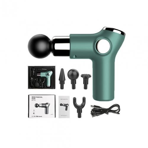 product_image_name-Generic-Mini Pistolet de Massage Musculaire Rechargeable 4 Têtes de massage-2