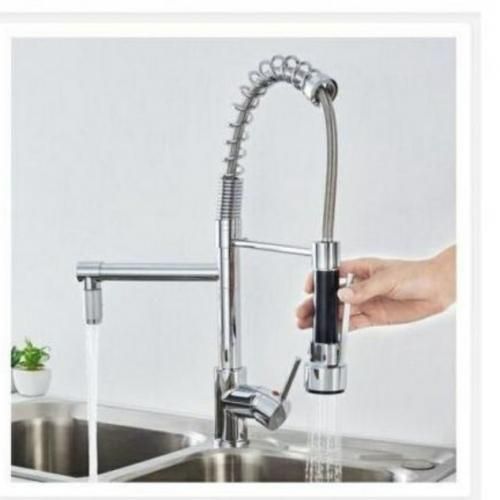 product_image_name-SM-Evier simple noir cuisine avec mitigeur bec flexible-7