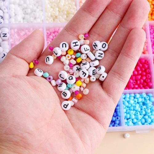 product_image_name-Generic-علبة خرز، طقم كامل لصناعة الأساور، عقيق، حروف متنوع-6