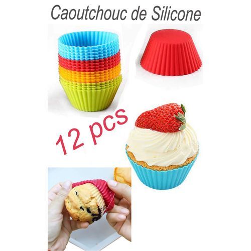 MOULE MUFFINS / CUP SILICONE POUR 12