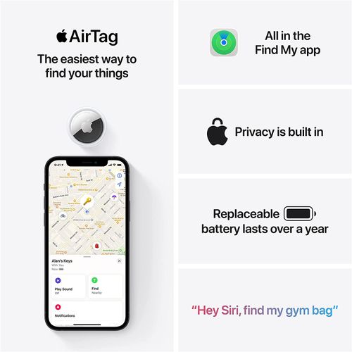 Apple AirTag Retrouvez Vos Objects Perdu Et Localisez Avec iPhone 100%  Originale iOS 4x Pieces à prix pas cher