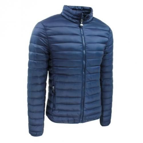 Doudoune homme col montant Bleu marine PrixPad