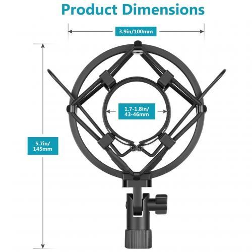 product_image_name-Generic-ميكروفون شوك جبل يونيفرسال داعم للتعليق ميكروفون معدن مضاد للصدمات-3