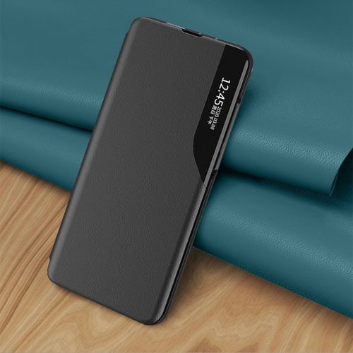 product_image_name-Generic-Xiaomi Redmi Note 10 Pro Plating Leather Case - Black-1