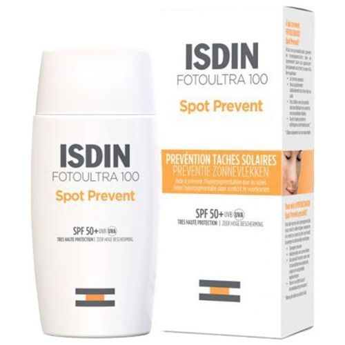 product_image_name-Isdin-FotoUltra Spot Prevéntion taches solaire Spf50+ 50ml Hypoallergénique-1