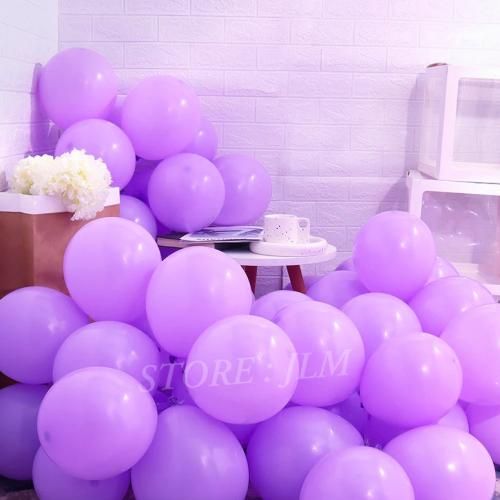 6 ballons violet pour décorer anniversaire au Maroc - HappyBox Maroc