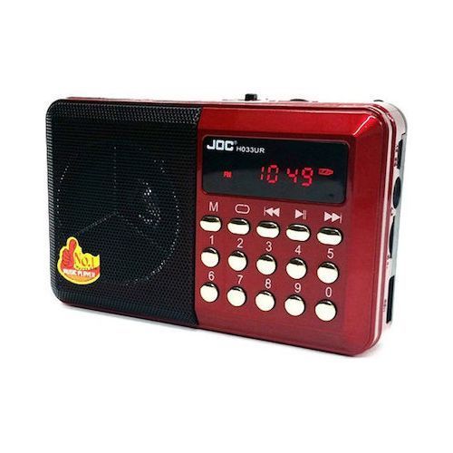 Joc Radio FM rechargeable 4 en 1 : radio+lecteur mp3+lecteur carte SD +  lecteur MP3 à prix pas cher