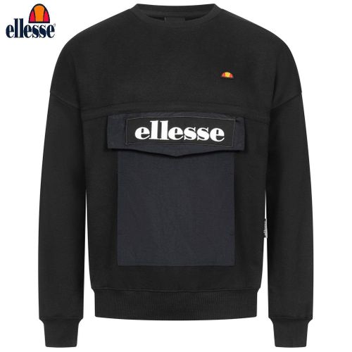 Ellesse sweat shirt Riccicardo Homme noir