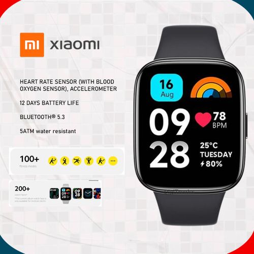 XIAOMI Redmi Watch 3 Active 289mAh Ultra-large 1.83 water resistance  Bluetooth® 5.3