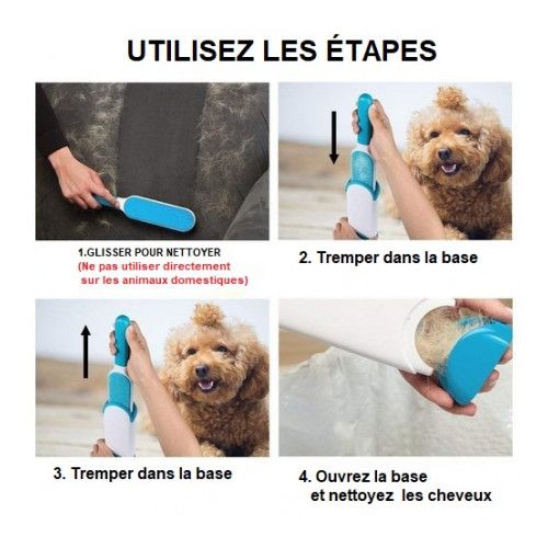 Peigne d'épilation pour animaux de compagnie, brosse coupe-nœud Double face  pour chat et chien, outil de toilettage, nettoyeur de poils longs et  bouclés, toilettage - AliExpress