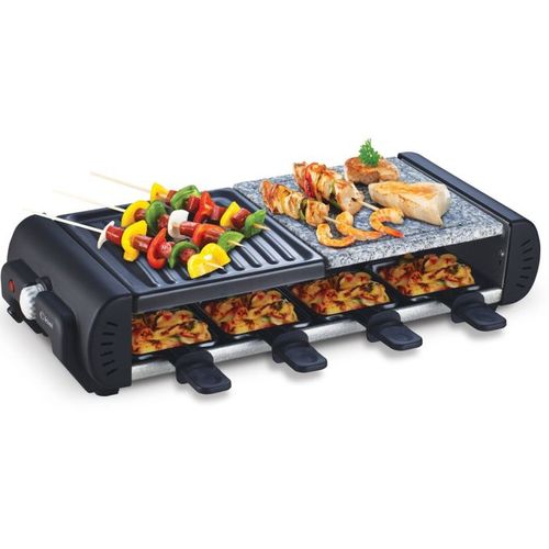 Appareil à raclette/pierre à griller pour 2, 4 ou 8 personnes