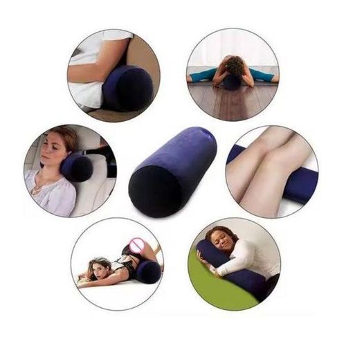 product_image_name-Generic-وسادة أسطوانية قابلة للنفخ مع مضخة هواء – وسادة دعم دائرية للأرجل للكبار والذين ينامون على الجنب-1