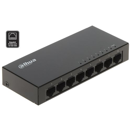 product_image_name-Dahua-Switch Gigabit 8 Ports 10/100/1000 MBPS-2