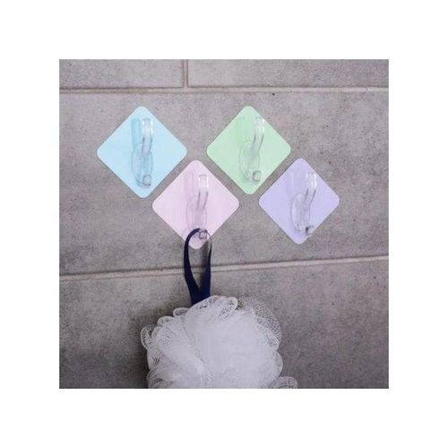 product_image_name-Generic-4pcs de 8 Crochets de suspension muraux fort adhésif ,serviettes-1