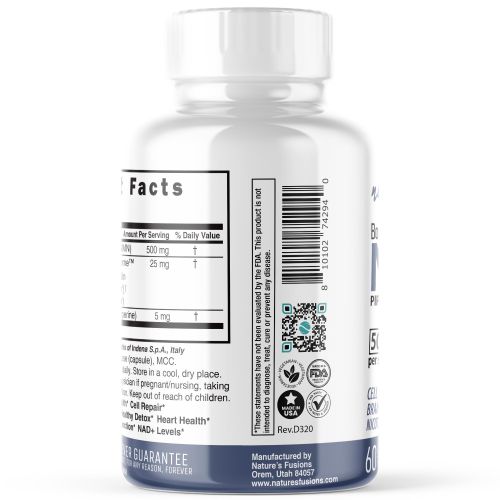 product_image_name-Nature's Fusions-NMN+, Extra Strength, 500 mg , 60 Vegan Capsules -4