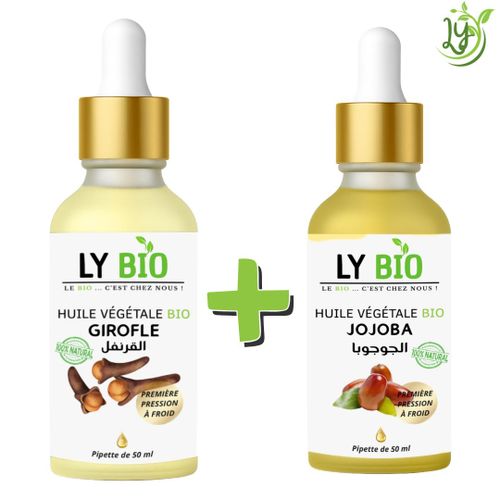 product_image_name-LY BIO-PACK HUILE GIROFLE 50ML - PIPETTE + HUILE JOJOBA 50ML - PIPETTE-1